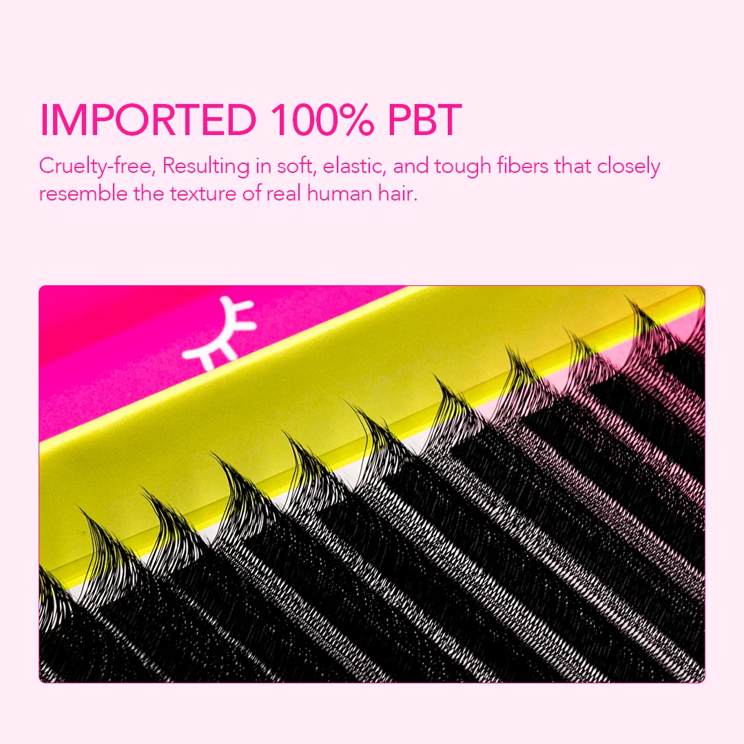 TDANCE U/W 스타일 3D 4D 5D 속눈썹 연장 0.07MM C D 자연스러운 긴 수제 신형 속눈썹(12줄/트레이)