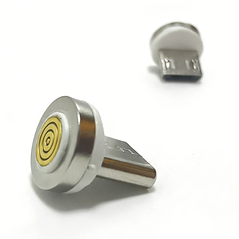 1pcs Magnetic Cable Plug Round Fast Charging Adapter Tips For  Samsung Huawei Xiaomi Magnet Charger Plugs