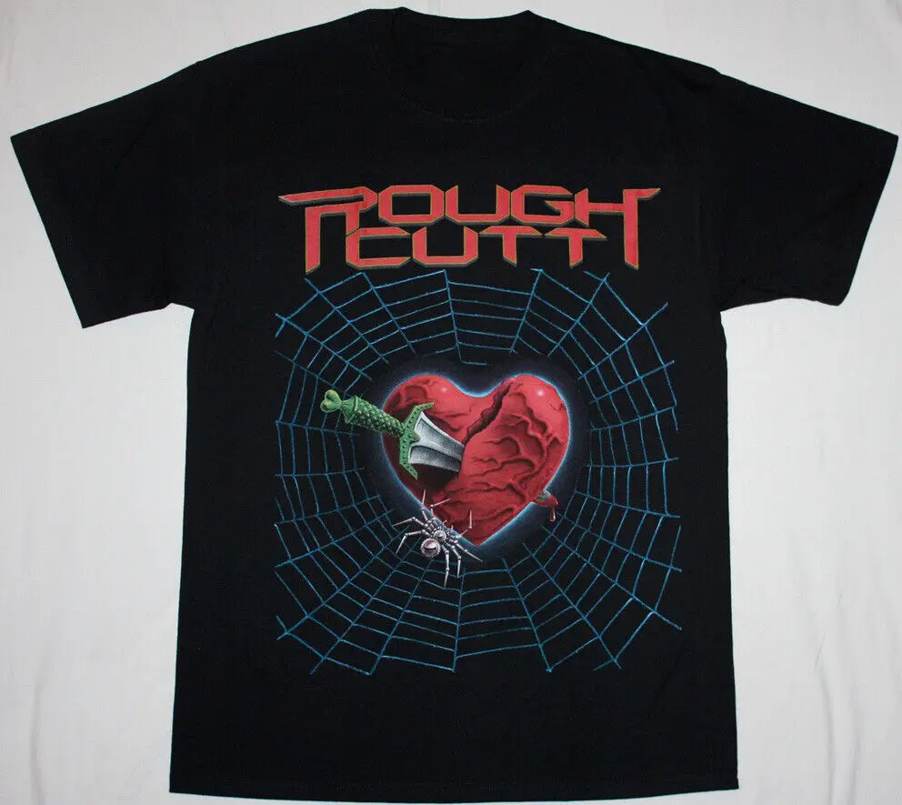 Vtg Rough Cutt Band Gift For Fans Cotton Black All Size Unisex Shirt CM052