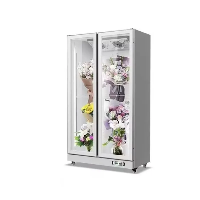 2 Door Flower Showcase Cooler Display Chiller Refrigerator LG-1100F