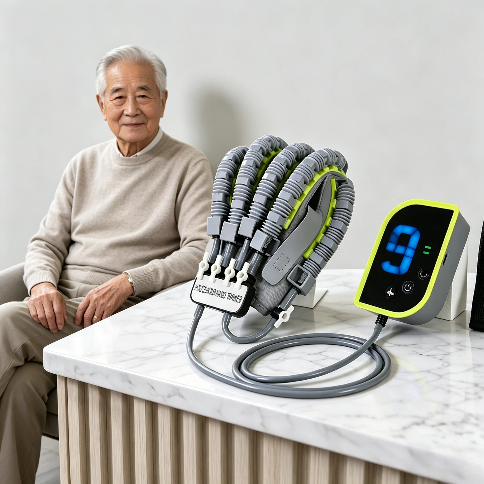 

Electic Hand Massage Device Finger Function Recovery Rehabilitation Robot Gloves Stroke Hemiplegia Cerebral Infarction Trainer