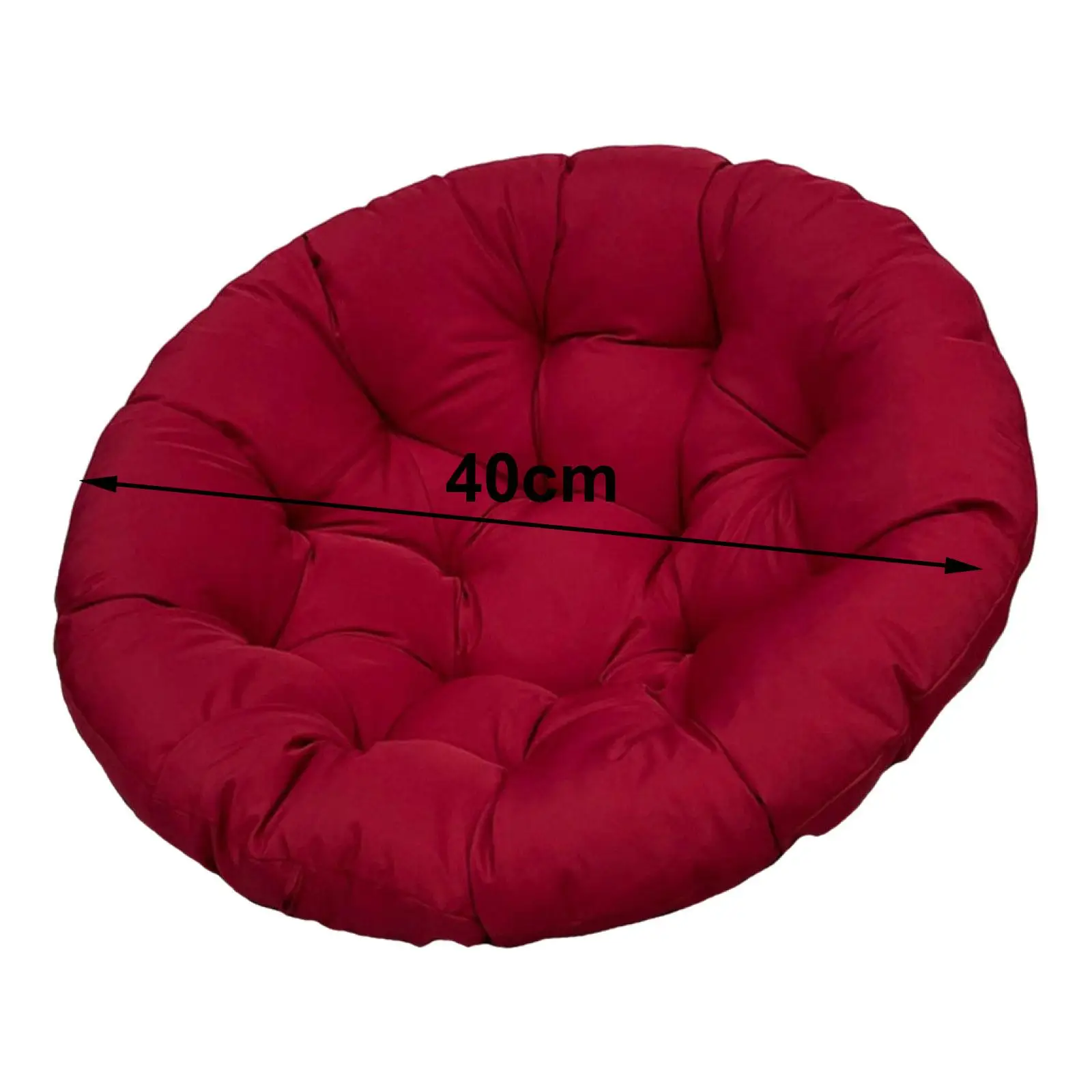 Hanging Chair Cushion Seat Cushion Pillow 40cm Chair Pad Round Washable Egg Chair Cushion Floor Cushion for Garden Patio Home