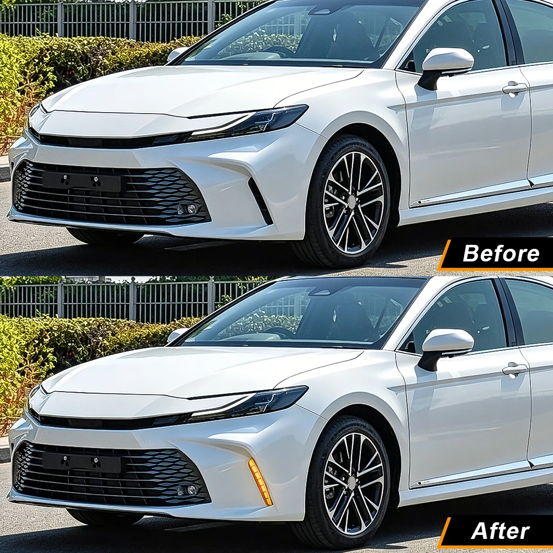 Car Light LED DRL For Toyota Camry LE XLE 9th Gen 2024 2025 Daytime Running Light Turn Signal Fog Lamp Front Bumper Lights 12V view 6