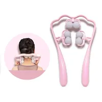 Multi Functional Manual Massager for Cervical Spine Shoulder and Neck Massage Handheld Neck Clamp Kneading Neck Massager