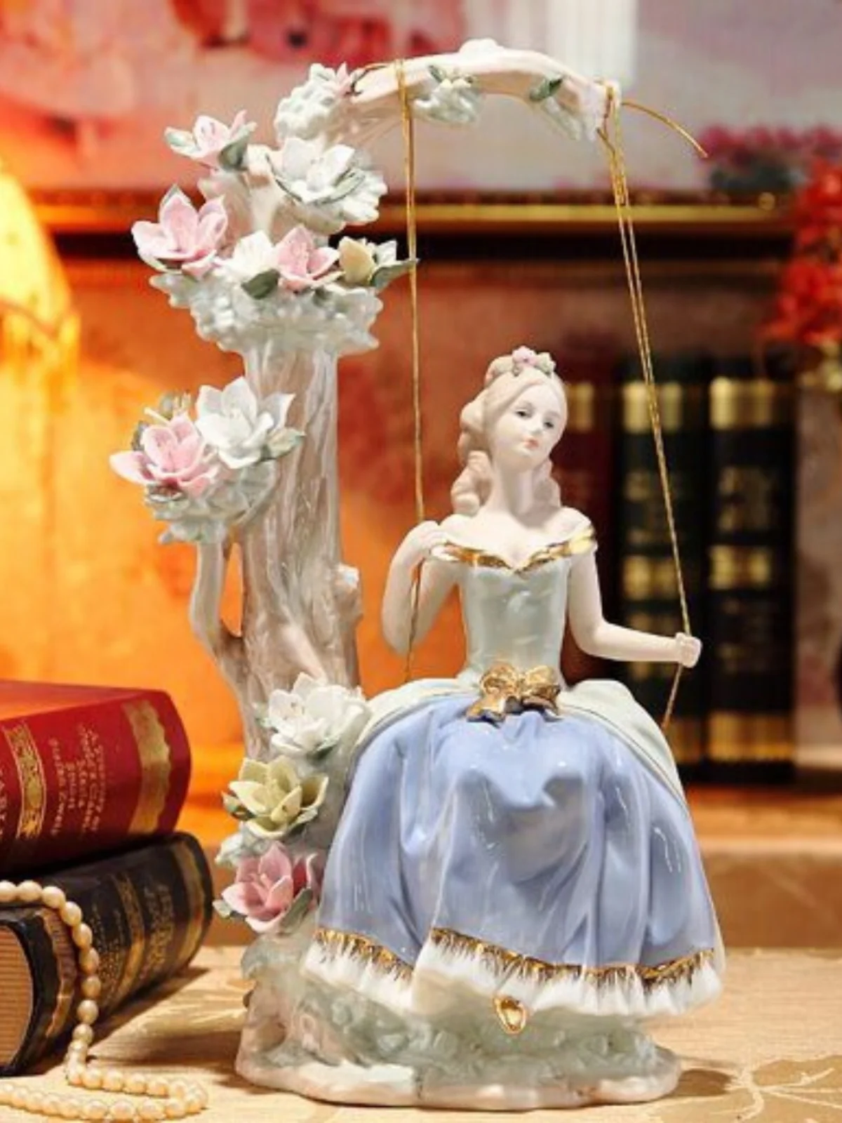 

Ceramic ornaments, Western beauties, swings, princesses, elegant figures, tabletop decorations, newlyweds, housewives, birthdays