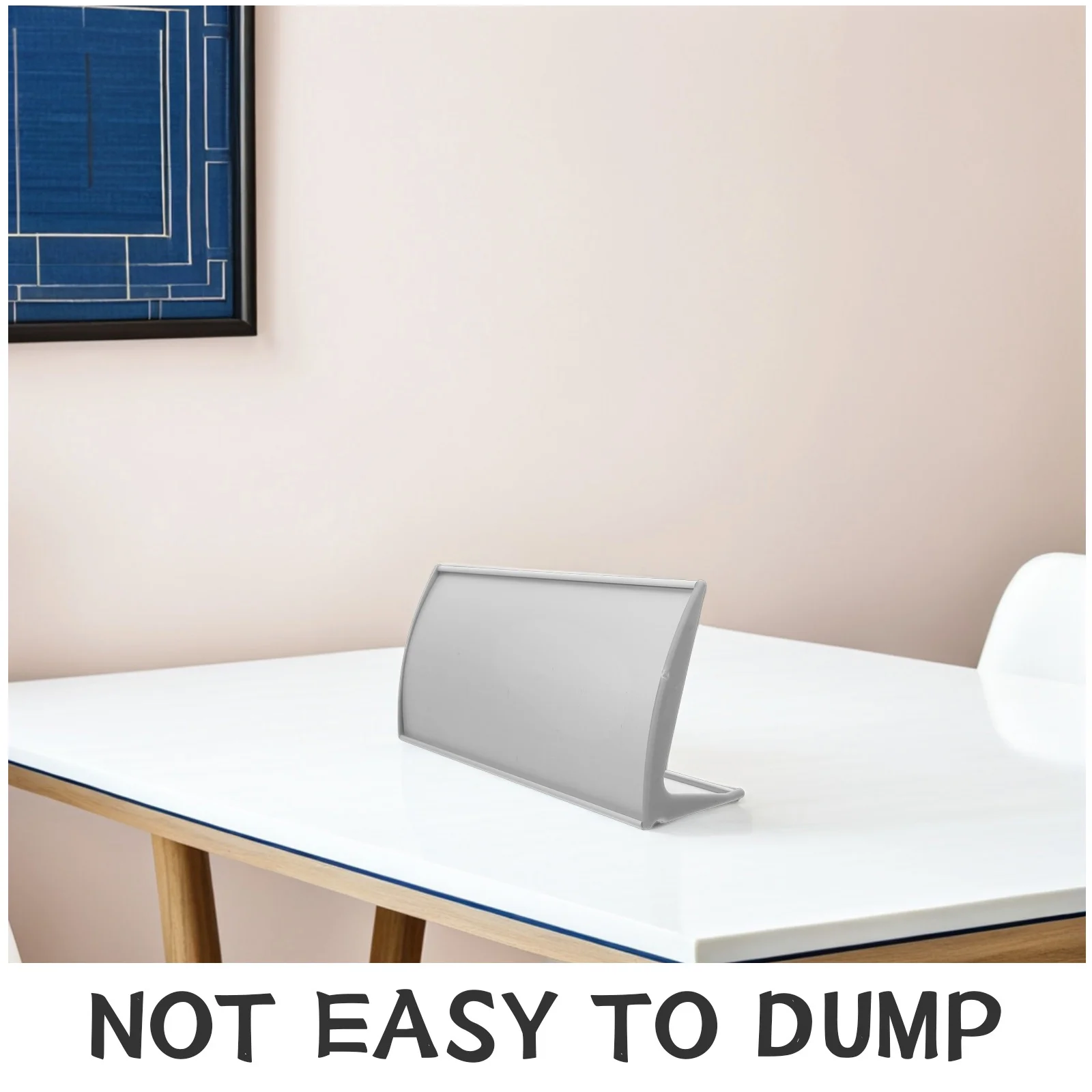 منحني الألومنيوم مكتب لوحة اسم حامل مكتب تسجيل مقوس لوحة معدنية الجبهة استقبال عرض التسمية حامل عمودي