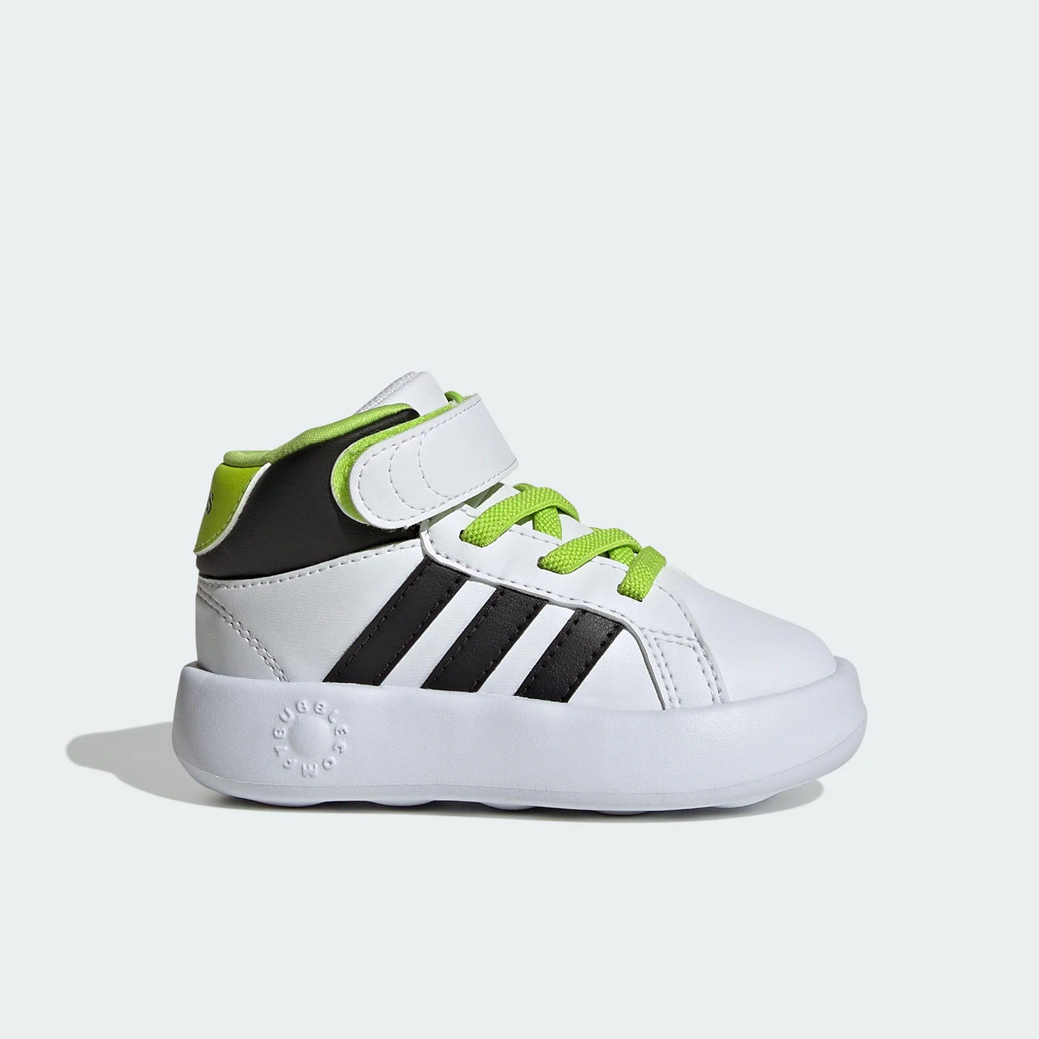 

Оригинальная повседневная обувь Adidas GRAND COURT Baby High-Top Magic Tape JQ5680