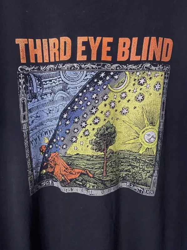 VTG Third Eye Blind Band Men Women Short Sleeve Black All Size Shirt