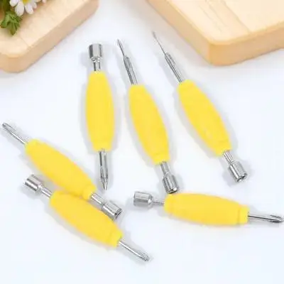 6 قطعة مفك لوحة الأصابع أداة معدنية صغيرة مزدوجة النهاية لتقوم بها بنفسك مجموعة ملحقات أدوات صيانة إصلاح لوح التزلج #6