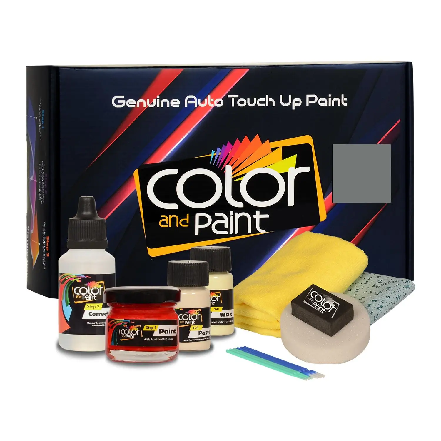 

Color and Paint compatible with Citroen Automotive Touch Up Paint - GALENA MET - E8 - Basic Care