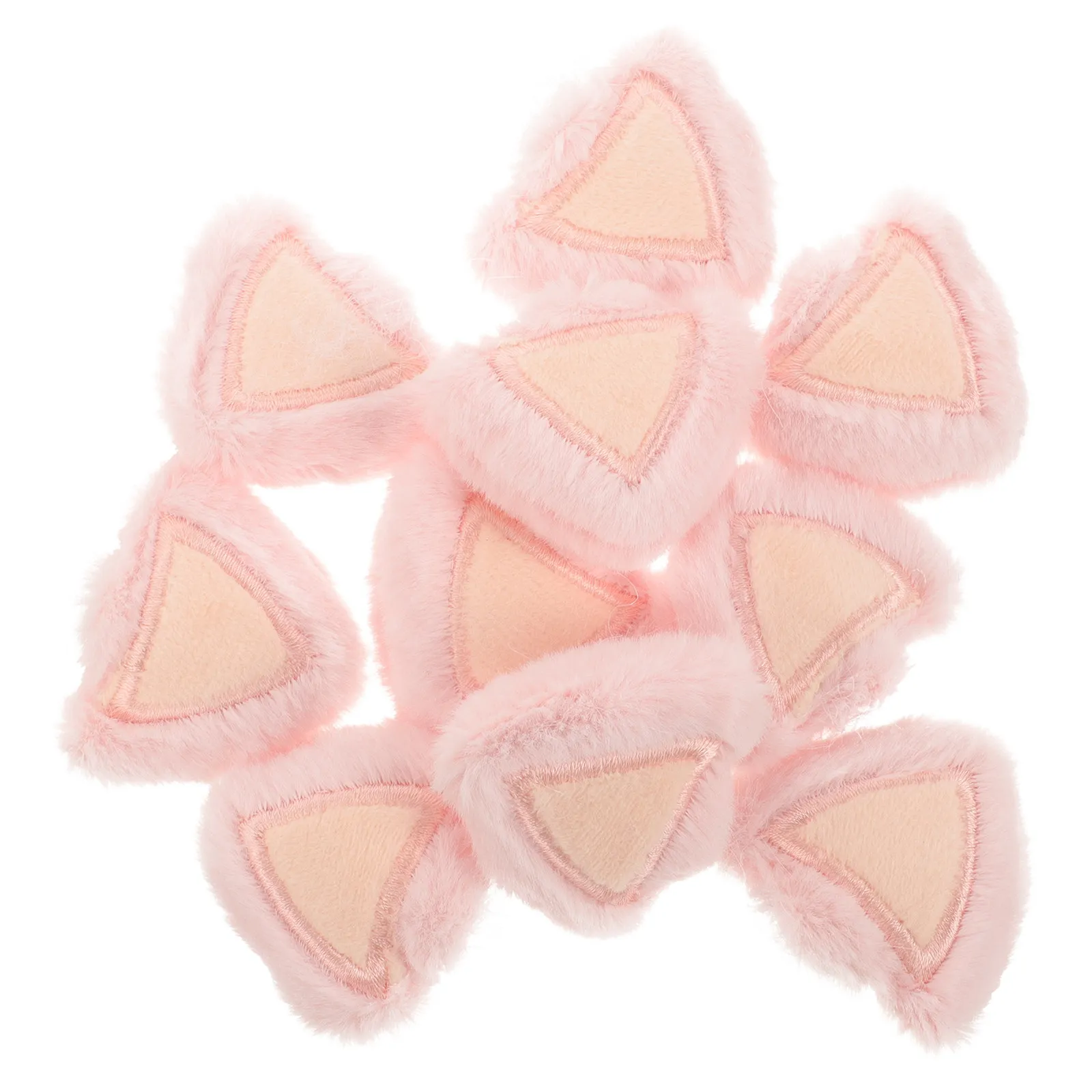 

10Pcs Cat Ear Accessories Animal Ear Decorations DIY Supplies Hair Clips Hairpins Headband Handmade Craft Materials Creative