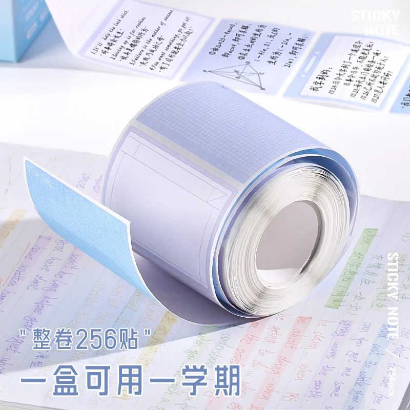 Cute Sticky Notes Gradient Memo Pads Paper Note Pad Cartoon Animal Self-Adhesive Memo Sheet School Supply Index Label Stickers