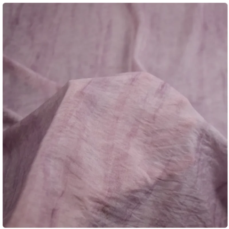 회색 보라색 얼룩 인쇄 하늘 실크 면 직물, 봄 여름 - Linen Fabric Natural 리뷰 및 가격