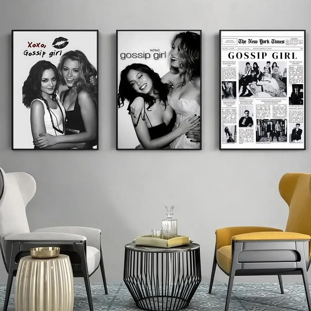 series Gossip Girl Poster Poster HD Printing Modern Minimalist Style Home Decor for Living Room Dining Room Gift