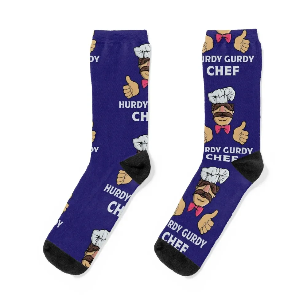 

What Der Verk Hurdy Gurdy Bork Bork Microwave Chef - Bad Cook Apron Gifts - Lazy Cooks - Funny Swedish Chef Socks