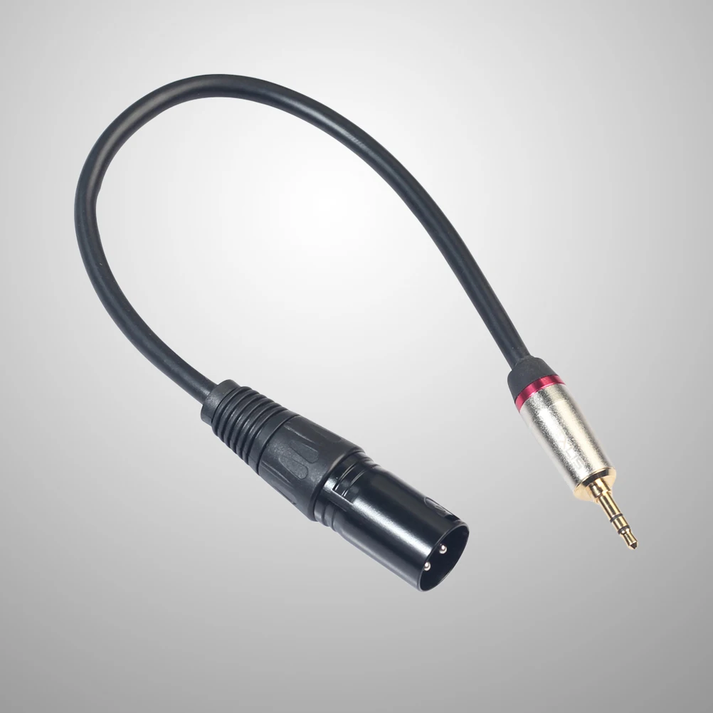 

Audio Cable Adapter High Sound Quality 3.5mm to Xlr Card Mobile Phone Microphone Device