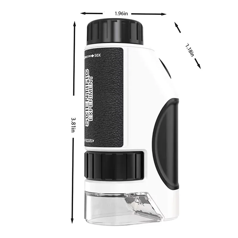 

BMBY-Kids Portable Mini Microscope 50X-300X Science Discoveries Handheld Microscopes Young Explorers