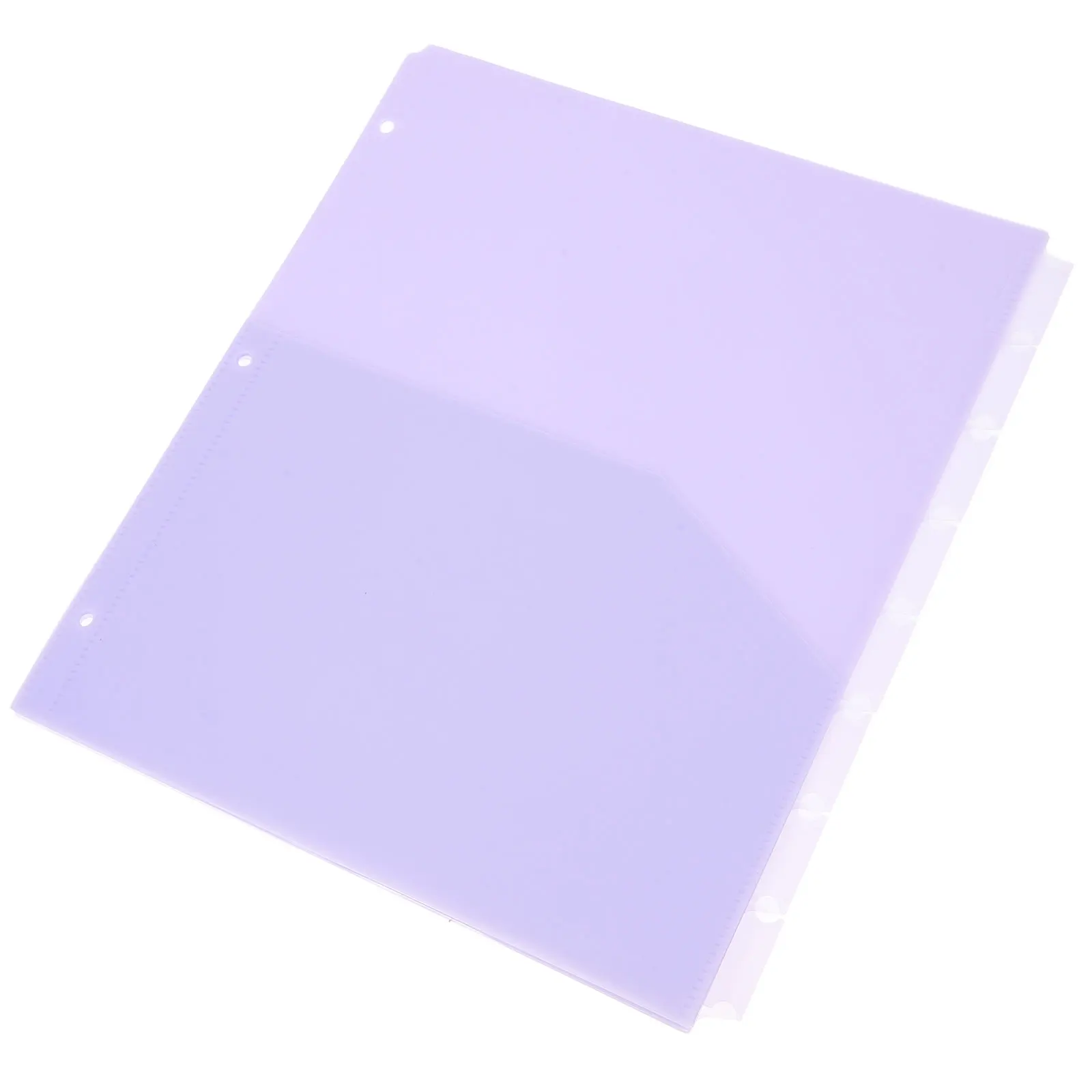 

A4 Binder Pockets Pp Material Multifunctional Transparent Document Organizer For School Office Planner Divider With
