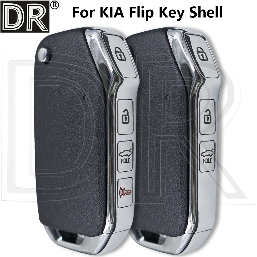 

Great Replacement Flip Car Key Shell Case For KIA Sportage R GT Stinger Ceed Xceed Sports K5 Seltos CD Cerato Forte 2019-2023