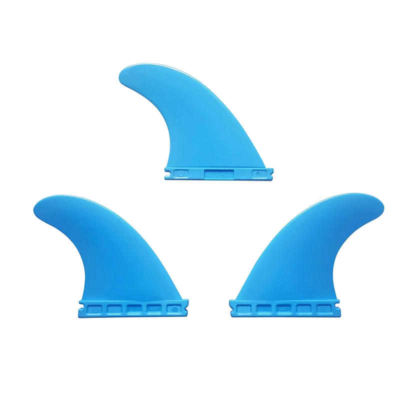 Nylon UPSURF FUTURE G5 Size Surfboard Fins 4 Colors Plastic Surfing Fins 3pcs per set Single Tabs Funboard Fins Surf Accessories