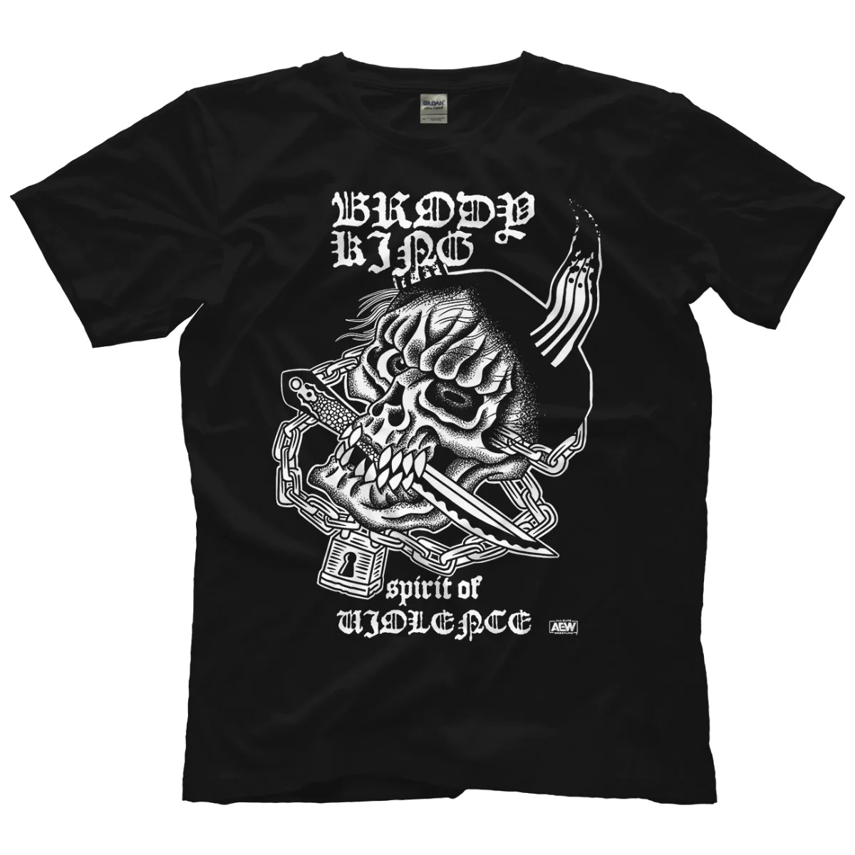 Brody King - Spirit of Violence AEW Official T-Shirt