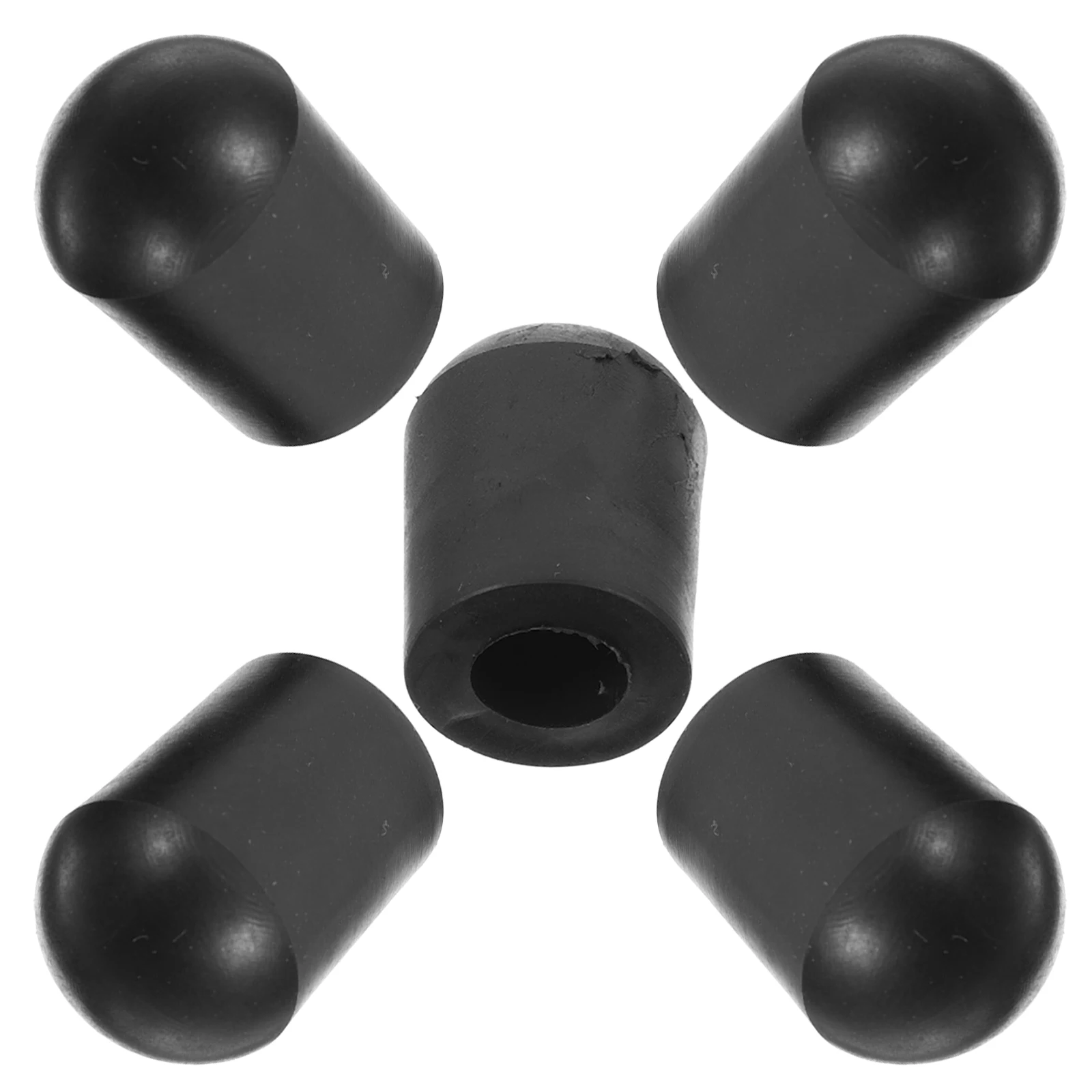 

5pcs Double Bass Endpin Stopper Rubber Tail Column Anti-slip Pad Protector Upright Bass Accessories Enhance Resonance Stability