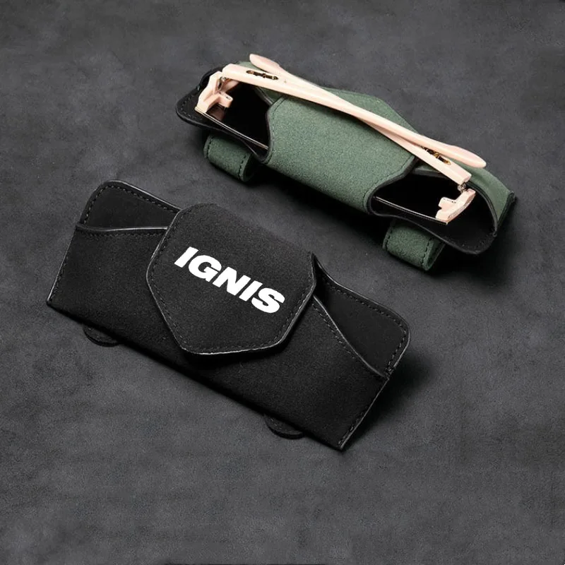 

Suede Car Glasses Case Storage box Car Eyeglass Holder Suitable for IGNIS Auto Sunglasses Holder Accessories