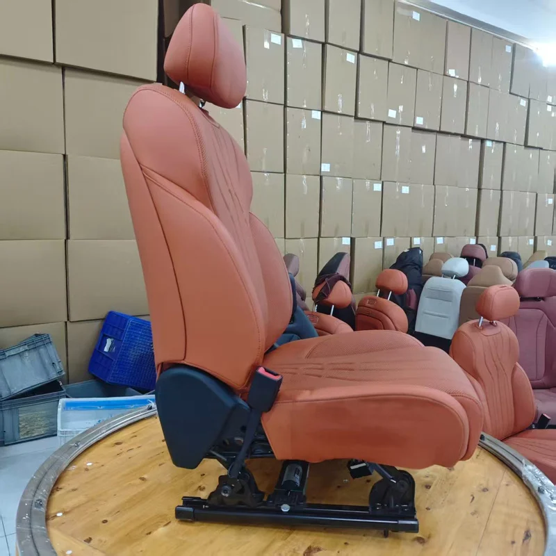 Hot Selling Orange Driver Seat Replacement Interior Conversion Tuning Electric w/ Track LHD