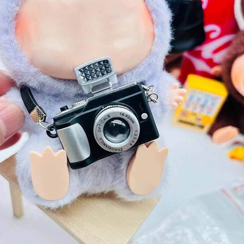 1 Piece Dolls House Accessory Home Decoration For  Doll Dollhouse Miniature Digital SLR Camera Model