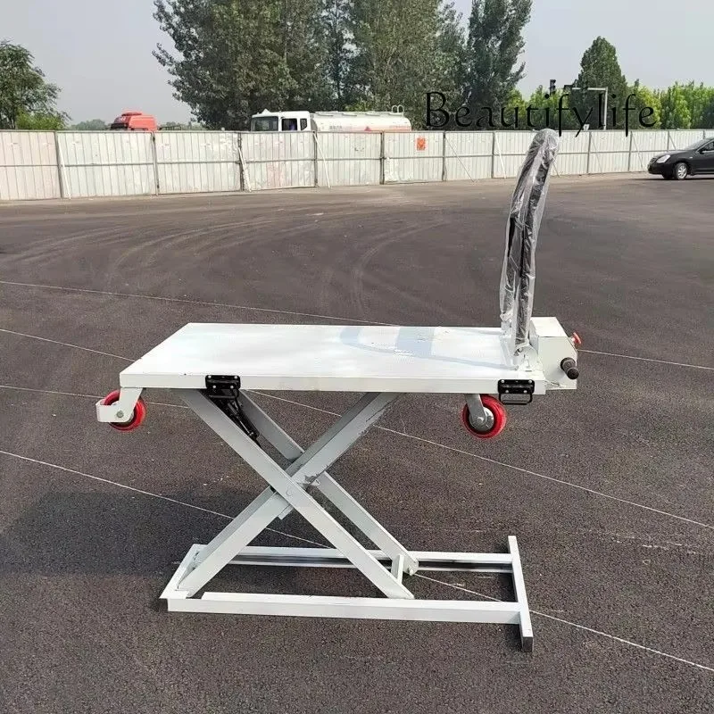 X36 Electric Hydraulic Lift Portable Truck Handling Mobile Flatbed Truck Truck Forklift Ground Cattle Cart