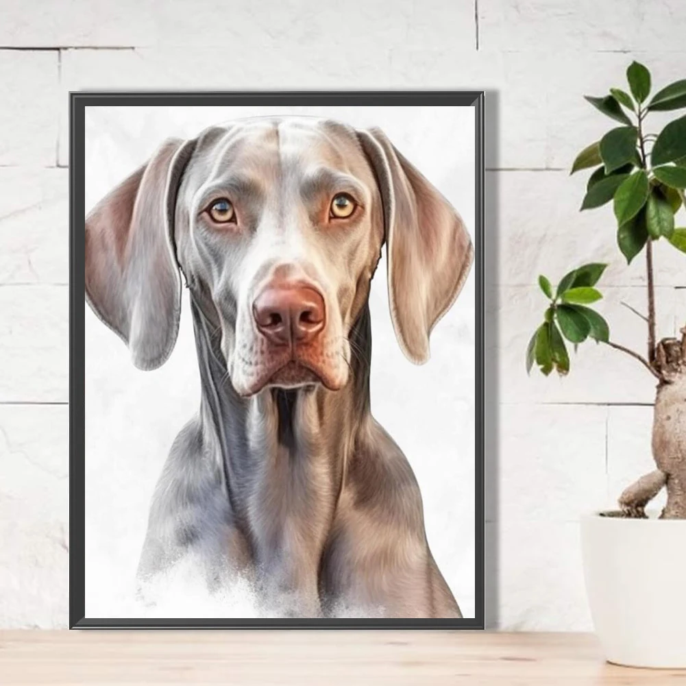 Weimaraner New 2024 5D Diamond Painting Dog Cross Stitch Square RoundDiamond Embroidery Mosaic Diy Gift Photo custom