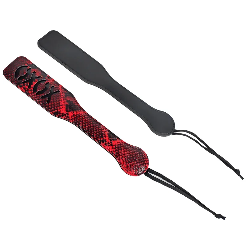 Spanking XOXO Paddle Adult Sex Pleasure PU  Whip & Crop  Accessiories SM Toys for Women