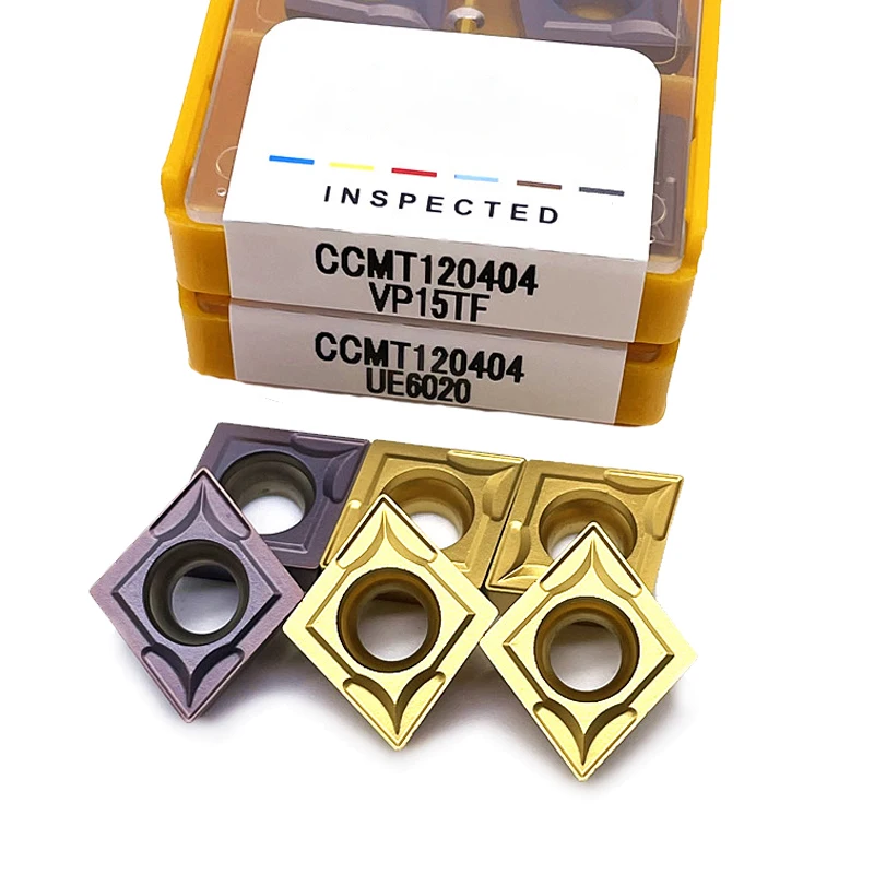 

External Turning CCMT09T304 CCMT09T308 CCMT120408 CCMT120404 CCMT060202 CCMT060204 Nice Cutting Tools Inserts Carbide CNC Lathe