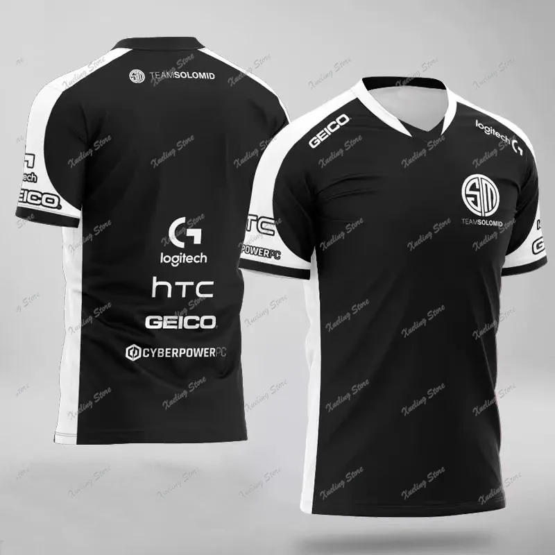 LCS TSM3D printed quick drying Bjergesen uniform team Solomid player jersey electronic competition T-shirt men's and women's cus