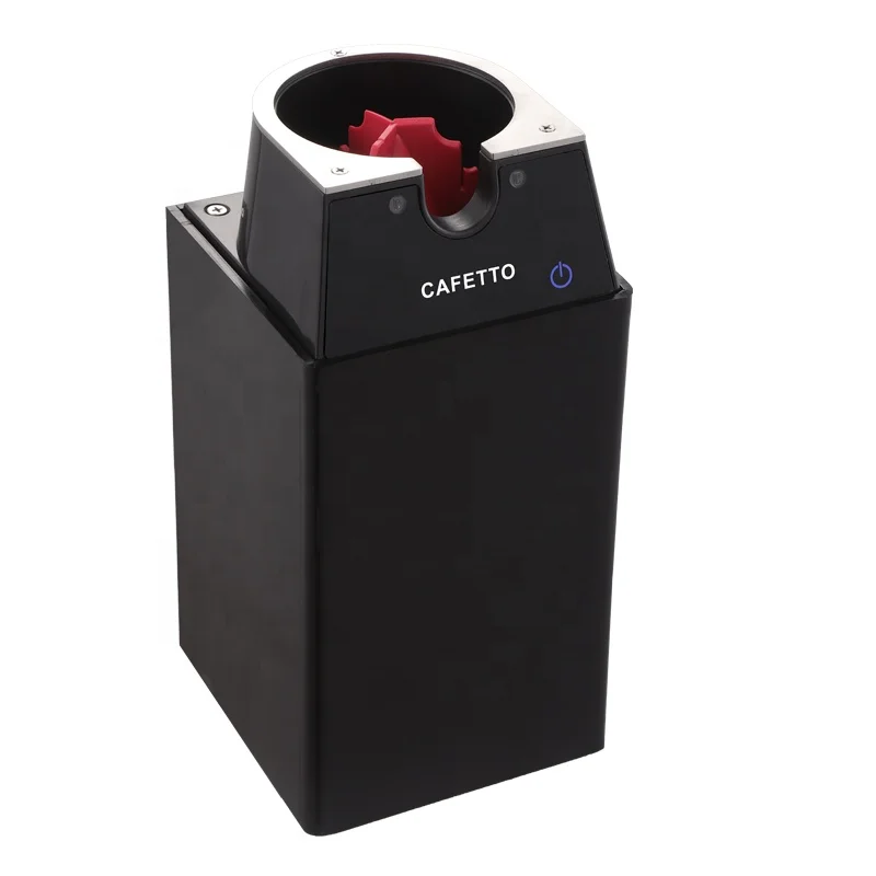 ay-Commercial Espresso Coffee  Portafilter Cleaner Machine Electric Automatic Cleaning Knock Box Accessories for Business