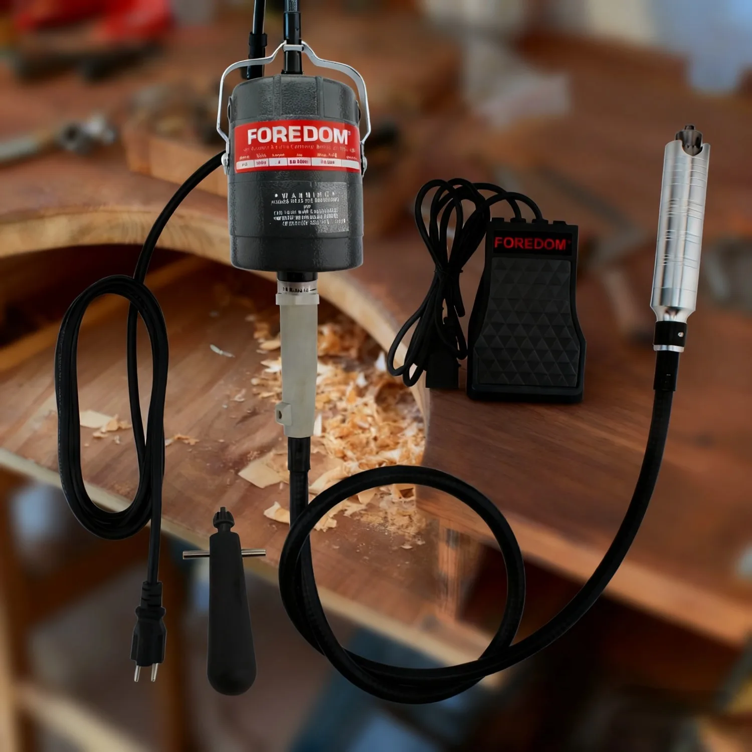 

24000RPM CC30 Flex Shaft Grinder Hanging Polishing Machine - Flexshaft Polisher Set - Jewelry Polishing & Stone Carving Tool