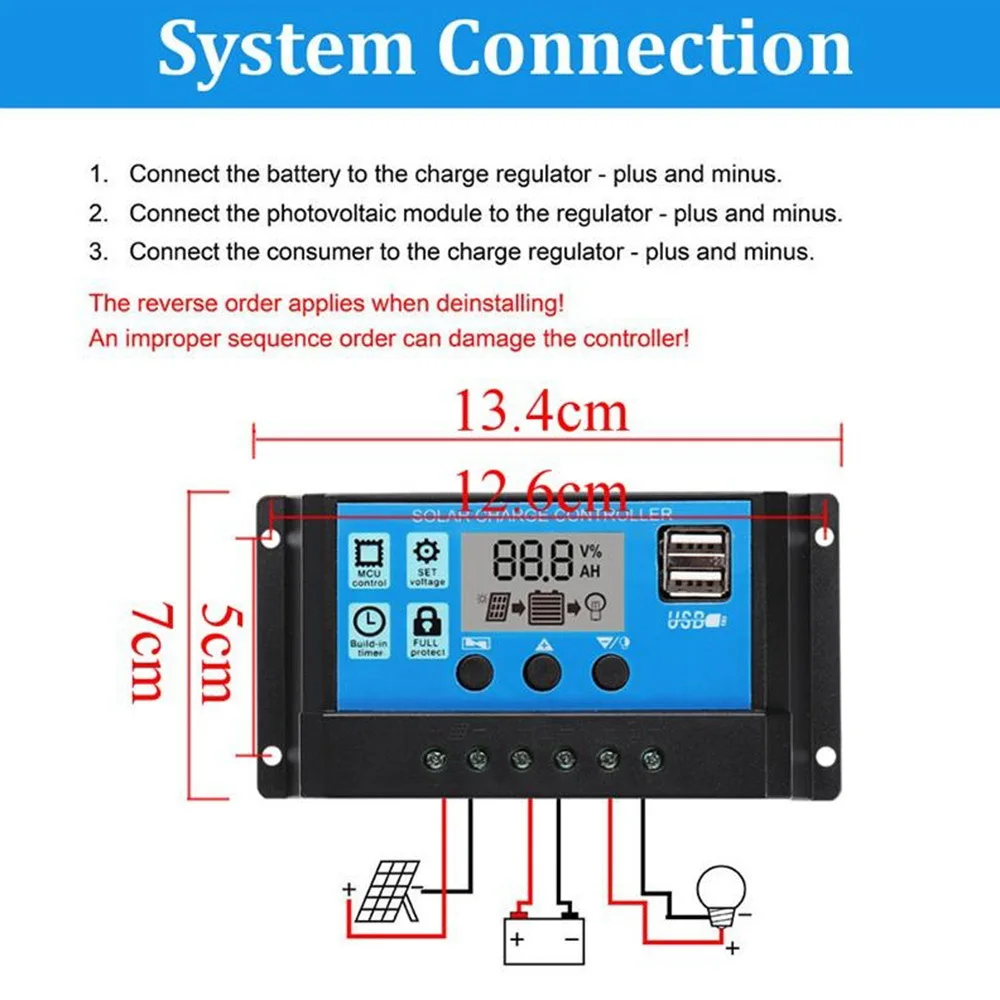 10W Flexible Solar Panel Solar Cells for Car RV Boat Home Roof Van Camping Solar Battery 30A Solar Controller Module