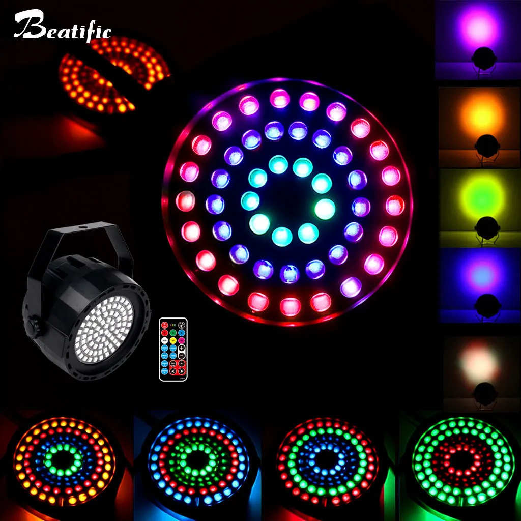 Lumières LED Par pour Chang Parties, Stroboscope, Contrôle DMXorghone, Karaoké, Discothèque, Club, Bar