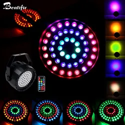 Luzes LED Par para festas de discoteca, karaoke, boate, clube, bar strobe, controle DMX512