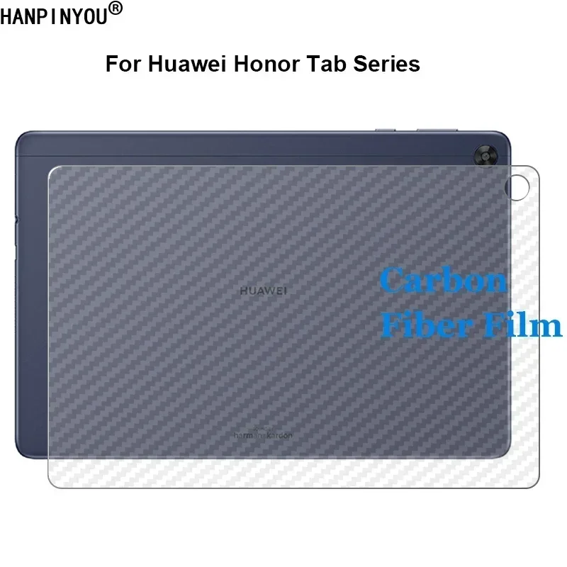 For Huawei MatePad Pro T10s T10 13.2 11 12.6 10.4 10.8 3D Transparent Carbon Fiber Back Film Stiker Screen Protector