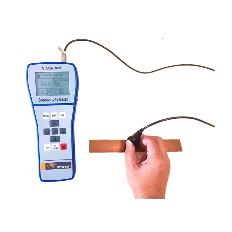 2008B  Digital portable eddy current conductivity tester  aluminum conductivity meter Resistivity tester