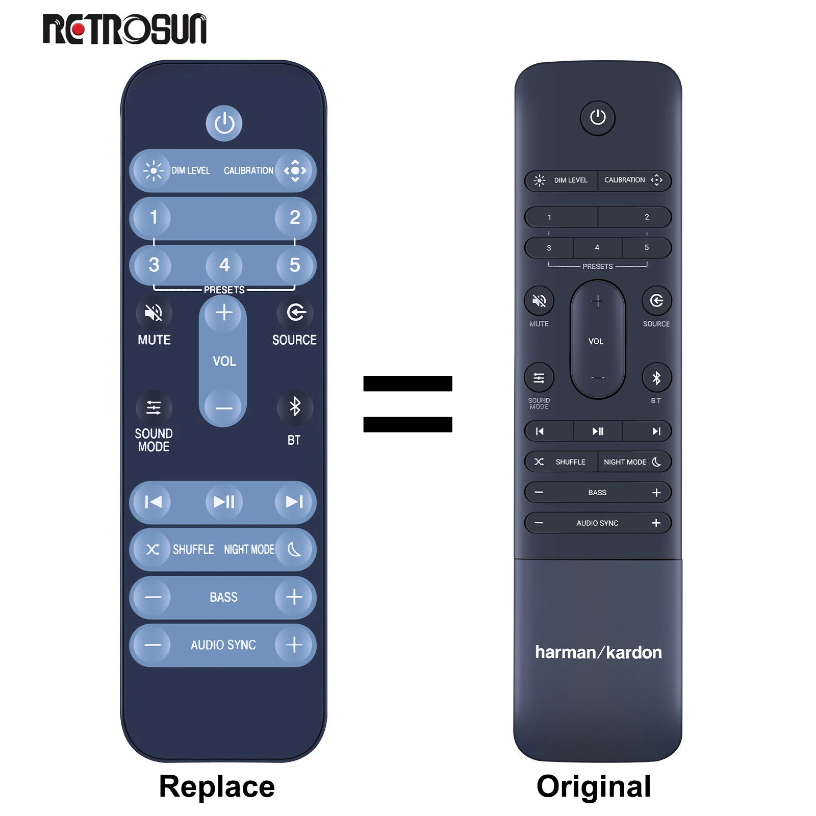 New Original Remote Control For Harman/Kardon 13-Channel 8.0 Sound Bar Enchant 800 1300 Soundbar Remote Controller