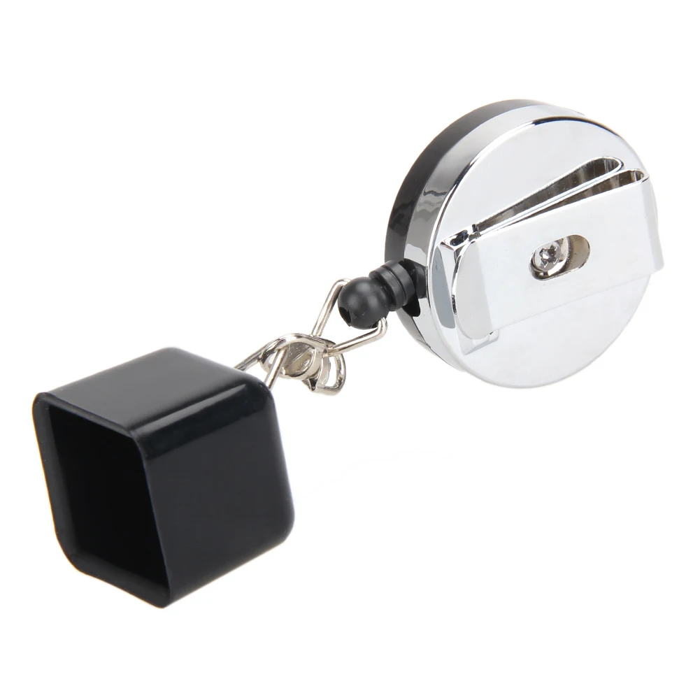 

Черный футляр для бильярдного мела Black 8 с выдвижным зажимом и клипсой для ремня, портативный чехол для мела, практичные инструменты, аксессуары для бильярда