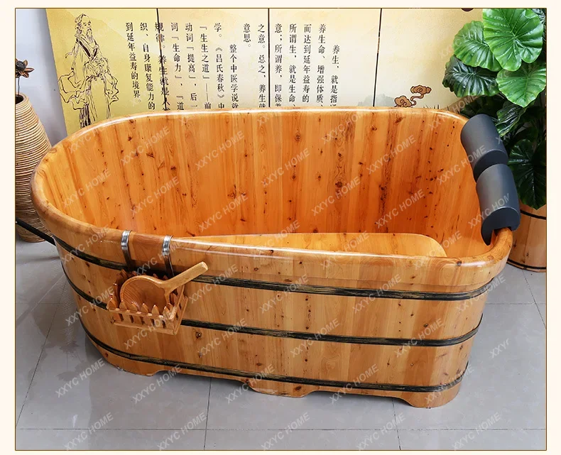 

Cypress double couple bath bath bucket bathtub can be customized