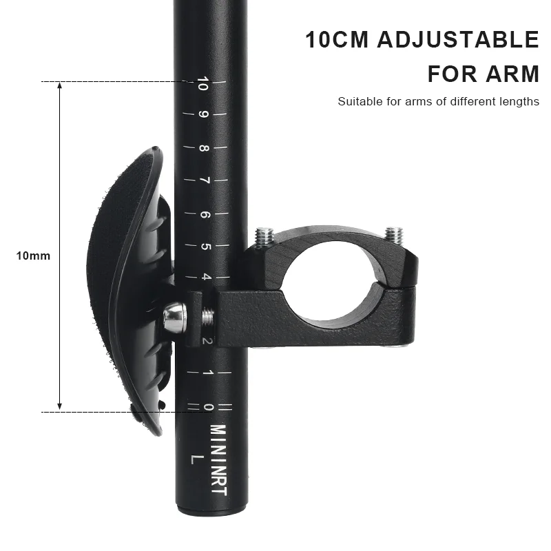 دراجة الراحة TT المقود كليب على ايرو بار المقود تمديد سبائك الألومنيوم الترياتلون TT المقود الراحة الجبلية الطريق دراجة الذراع الراحة #5