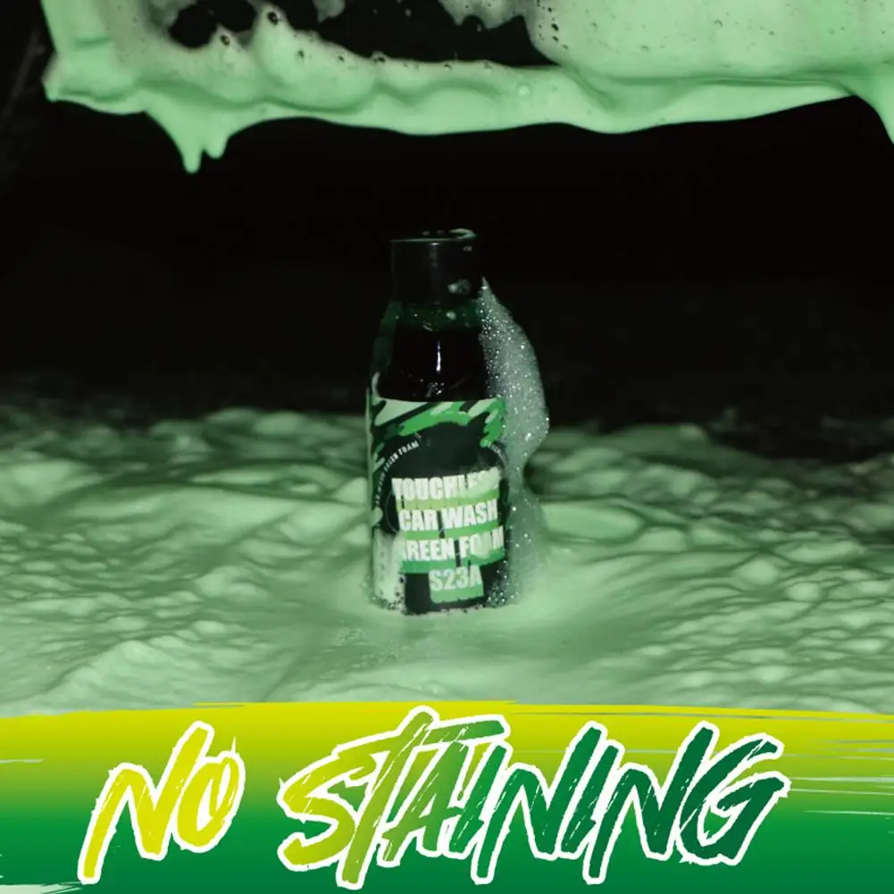 Green Foaming Car Wash Soap Car Wash Foam Liquid Cleaning Agent  (Works With Foam Cannons/Guns Or Bucket Washes) For Cars