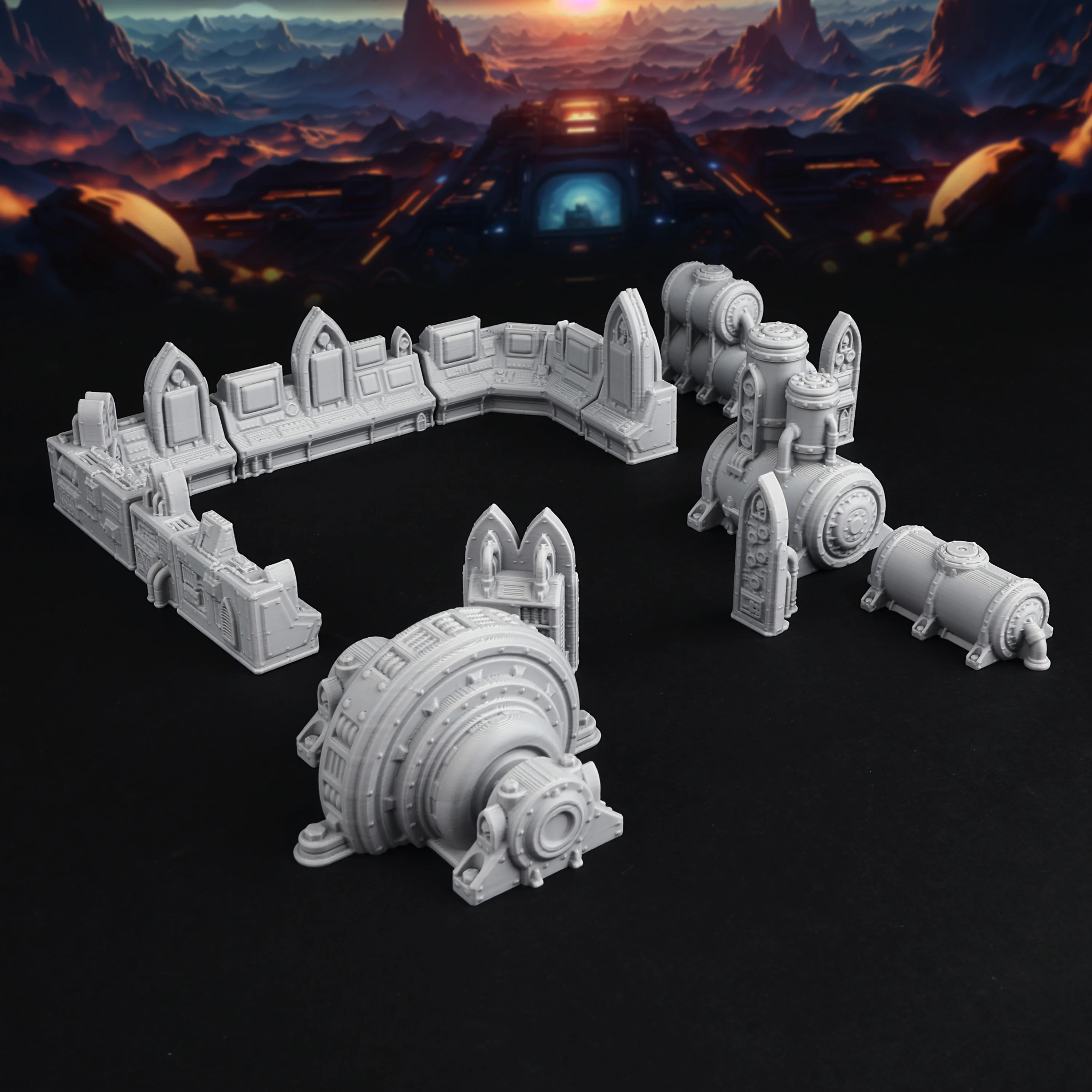 adicionais-de-terreno-para-rpg-sci-fi-em-miniatura-—-equipamentos-futuristas-em-escala-28mm-para-rpgs-de-mesa-presente-ideal-para-entusiastas