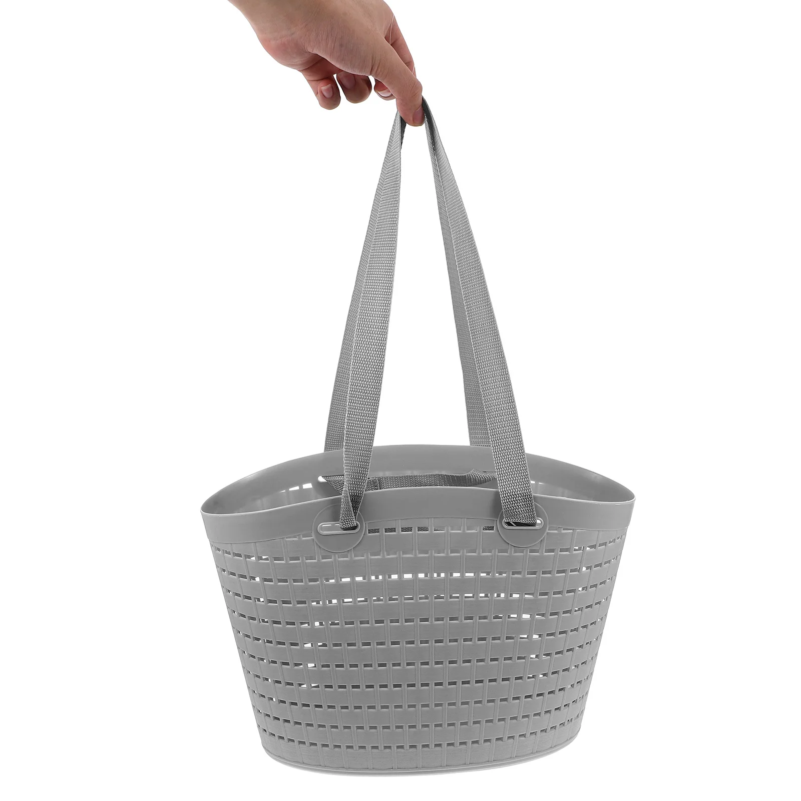 

2Pcs Plastic Laundry Basket Handle Reusable Clothes Storage Basket Bathroom Bedroom Laundry Hamper Organizer Clothes Hamper