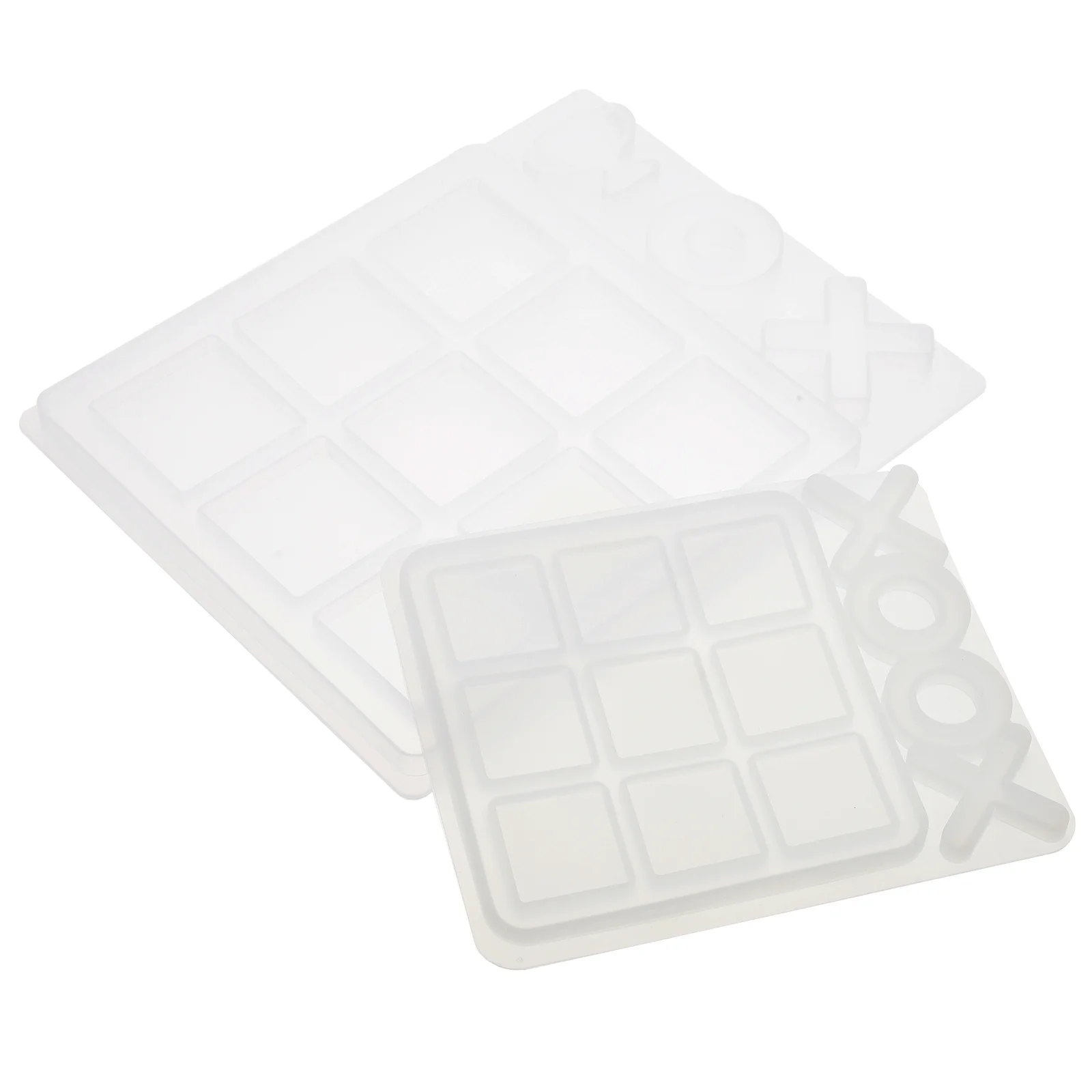 

2Pcs Chessboard Mold Silicone Manual Creative DIY Handmade Crystal Epoxy Mold Craft Tool Chessboard Mould