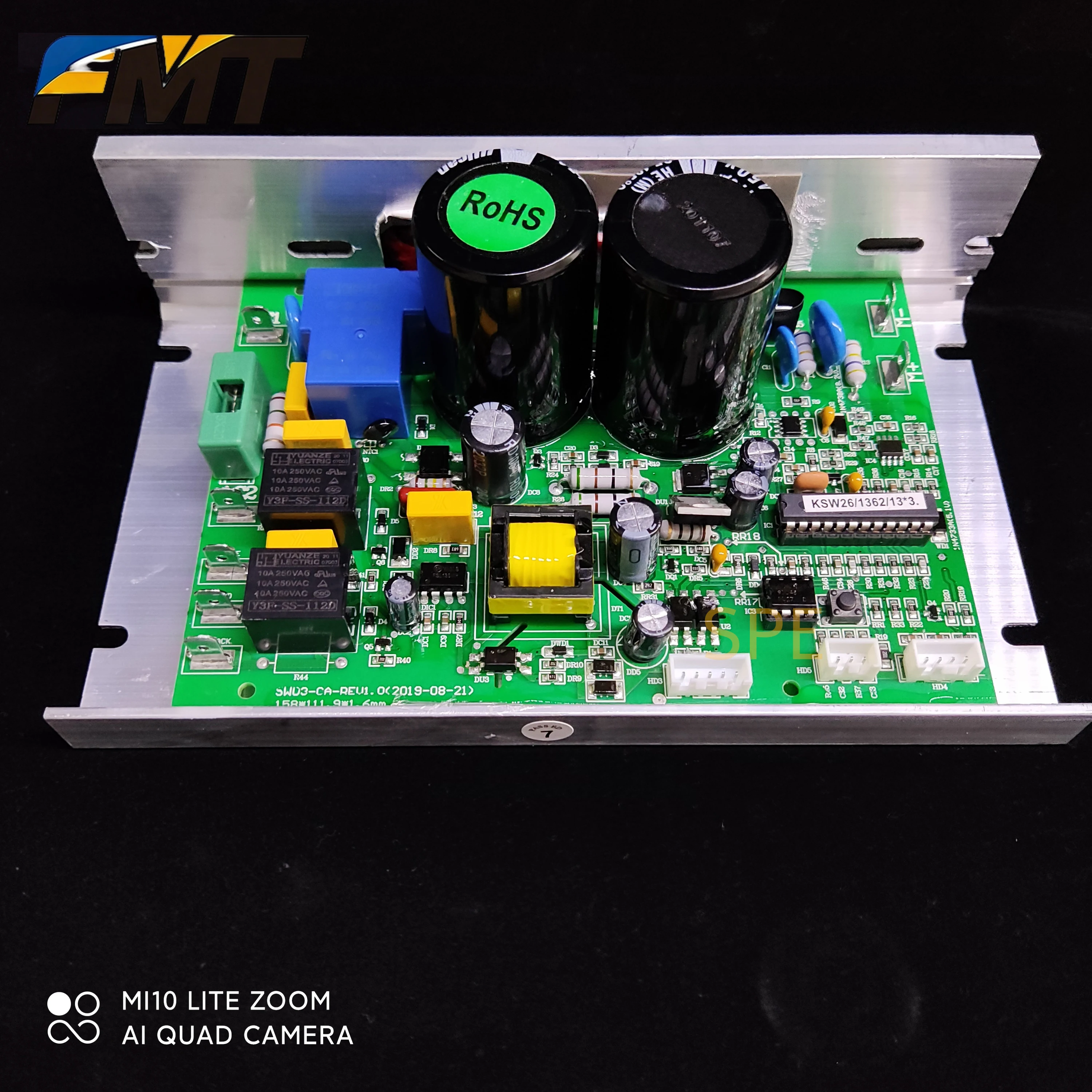 Placa de Controle MCB para Esteira Reebok SW03-CA-REV1.0 KSW26/1362/13*3. Esteira OMA MQS Nova em Folha